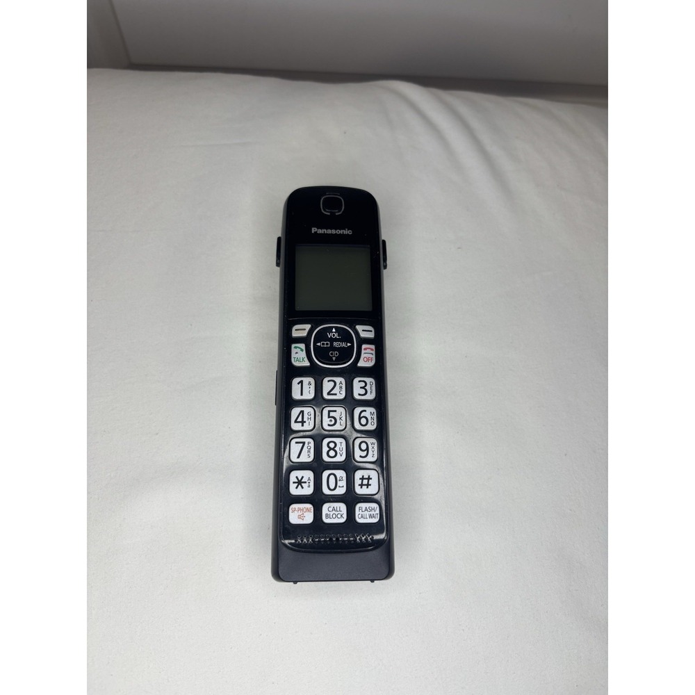 Panasonic KX-TGNA99 Cordless Handset Expansion Black‎ Excellent DECT 6.0 Phone